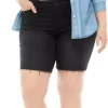 New 🎁 TRUE CRAFT Plus Size Mid-Rise Stretch Bermuda Shorts 🥰 -True Craft Clothing Store Belk 2126