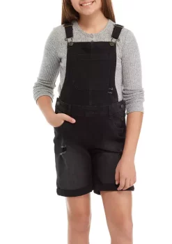 Best deal 💯 TRUE CRAFT 👧 Girls 7-16 Denim Shortalls 😀