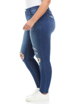 Promo 🔥 TRUE CRAFT Plus Size High Rise Skinny 👖 Jeans ✨ -True Craft Clothing Store Belk 2237