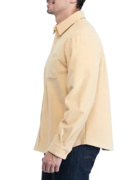 Budget 💯 TRUE CRAFT Corduroy Button Down 👚 Shirt 😍 -True Craft Clothing Store Belk 232
