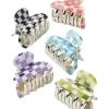Buy 👍 TRUE CRAFT Multi Colored Checkered Mini Claw Clips 🔔 1 Buy 👍 TRUE CRAFT Multi Colored Checkered Mini Claw Clips 🔔 -True Craft Clothing Store Belk 2332