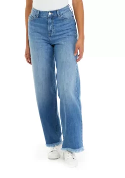 New ⌛ TRUE CRAFT Juniors' Relaxed Wide Leg 👖 Jeans 🔥