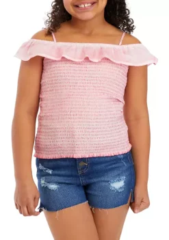 Cheapest 🔥 TRUE CRAFT 👧 Girls 7-16 Smocked Tank 💯