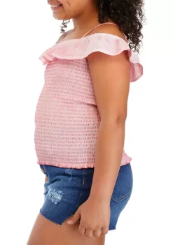 Cheapest 🔥 TRUE CRAFT 👧 Girls 7-16 Smocked Tank 💯 -True Craft Clothing Store Belk 2389