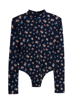 Outlet ๐ฅฐ TRUE CRAFT Puckered Knit Bodysuit โ๏ธ