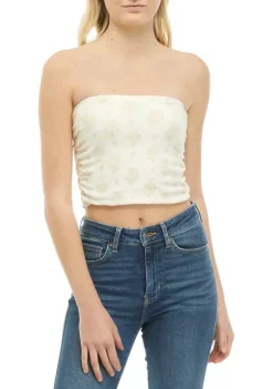 Coupon ⭐ TRUE CRAFT Printed Tube Top 🥰 -True Craft Clothing Store Belk 2451