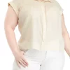 Buy 👍 TRUE CRAFT Plus Size Short Sleeve Shirred Yoke 👕 Shirt 💯 1 Buy 👍 TRUE CRAFT Plus Size Short Sleeve Shirred Yoke 👕 Shirt 💯 -True Craft Clothing Store Belk 2528