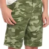 Budget 👏 TRUE CRAFT Boys 8-20 Flat Front Twill Camo Shorts ⌛ -True Craft Clothing Store Belk 2537