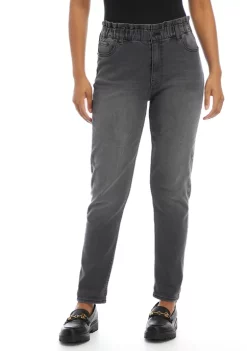 Promo 🥰 TRUE CRAFT High Rise Elastic Waist Mom 👖 Jeans 🧨