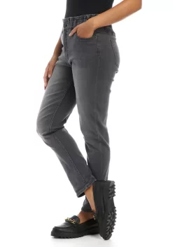 Promo 🥰 TRUE CRAFT High Rise Elastic Waist Mom 👖 Jeans 🧨 -True Craft Clothing Store Belk 2614