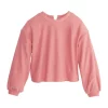 Best Pirce 🥰 TRUE CRAFT 👧 Girls 7-16 Long Sleeve Fleece Bow Back Pullover 😍 -True Craft Clothing Store Belk 2616