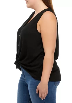 Coupon ๐ TRUE CRAFT Plus Size Tie Front Waffle Knit Tank Top ๐ 10 Coupon ๐ TRUE CRAFT Plus Size Tie Front Waffle Knit Tank Top ๐ -True Craft Clothing Store Belk 2707