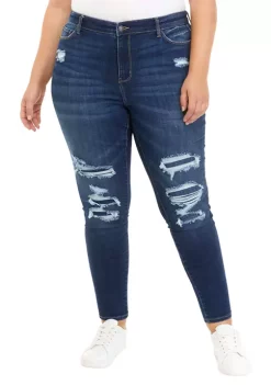 Best deal 🥰 TRUE CRAFT Plus Size High Rise Skinny 👖 Jeans 😀 -True Craft Clothing Store Belk 274