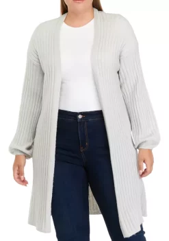 Cheapest 🔔 TRUE CRAFT Plus Size Long Sleeve Ribbed Cardigan 🧨 -True Craft Clothing Store Belk 2776