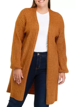 Cheapest 🔔 TRUE CRAFT Plus Size Long Sleeve Ribbed Cardigan 🧨 -True Craft Clothing Store Belk 2777