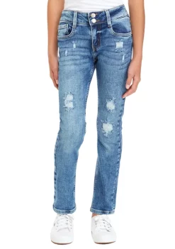 Deals 😍 TRUE CRAFT 👧 Girls 7-16 Tapered Fit Boot Cut 👖 Jeans 💯