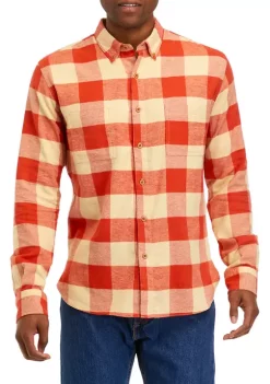 Cheap ❤️ TRUE CRAFT Long Sleeve Flannel 👕 Shirt 🛒 -True Craft Clothing Store Belk 363