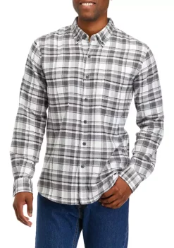 Cheap ❤️ TRUE CRAFT Long Sleeve Flannel 👕 Shirt 🛒 -True Craft Clothing Store Belk 366