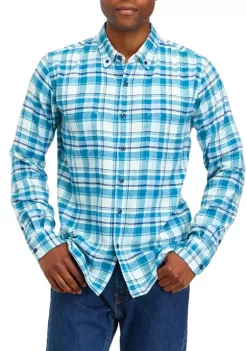 Cheap ❤️ TRUE CRAFT Long Sleeve Flannel 👕 Shirt 🛒 -True Craft Clothing Store Belk 368