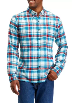 Cheap ❤️ TRUE CRAFT Long Sleeve Flannel 👕 Shirt 🛒 -True Craft Clothing Store Belk 369