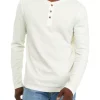 Outlet 😀 TRUE CRAFT Long Sleeve Thermal Henley 👕 Shirt 🤩 -True Craft Clothing Store Belk 4