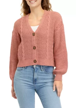 Best deal 🔥 TRUE CRAFT Long Sleeve Cropped Cardigan 😉 -True Craft Clothing Store Belk 414