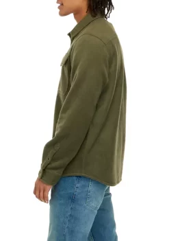 Cheap ⌛ TRUE CRAFT Trolly Tan Fleece Shacket 🔔 -True Craft Clothing Store Belk 456