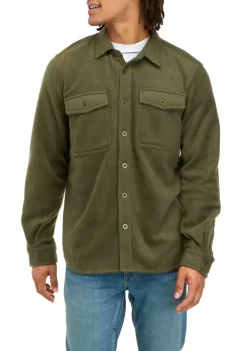 Cheap ⌛ TRUE CRAFT Trolly Tan Fleece Shacket 🔔 -True Craft Clothing Store Belk 457