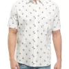 Promo 🎁 TRUE CRAFT Short Sleeve Printed Poplin 👕 Shirt 🥰 -True Craft Clothing Store Belk 460