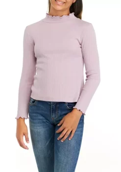 Wholesale 💯 TRUE CRAFT 👧 Girls 7-16 Long Sleeve Ribbed T-Shirt ❤️ -True Craft Clothing Store Belk 484