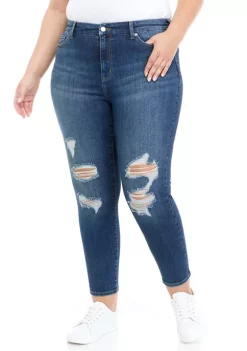 Best deal 🤩 TRUE CRAFT Plus Size Fit High Rise Skinny 👖 Jeans 🛒