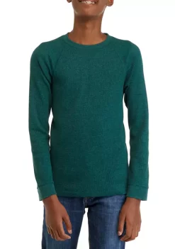 Budget 🥰 TRUE CRAFT Boys 8-20 Long Sleeve Waffle T-Shirt 💯 -True Craft Clothing Store Belk 561