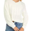 Outlet 👍 TRUE CRAFT Juniors' Mixed Cable Sweater 🔥 -True Craft Clothing Store Belk 564