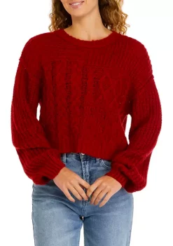 Outlet ๐ TRUE CRAFT Juniors' Mixed Cable Sweater ๐ฅ 13 Outlet ๐ TRUE CRAFT Juniors' Mixed Cable Sweater ๐ฅ -True Craft Clothing Store Belk 569