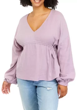 Discount 🎉 TRUE CRAFT Plus Size V-Neck Peasant Top ✨ 14 Discount 🎉 TRUE CRAFT Plus Size V-Neck Peasant Top ✨ -True Craft Clothing Store Belk 633