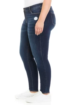 Wholesale 🥰 TRUE CRAFT Plus Size Mid Rise Skinny 👖 Jeans ❤️ -True Craft Clothing Store Belk 637