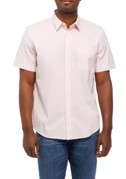 Budget 😍 TRUE CRAFT Short Sleeve Poplin 👕 Shirt 🔥 -True Craft Clothing Store Belk 660