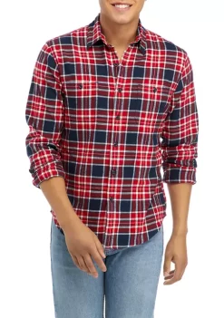 Top 10 🔔 TRUE CRAFT Long Sleeve Flannel 👕 Shirt 😀 -True Craft Clothing Store Belk 680