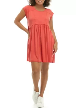 Budget ⌛ TRUE CRAFT Solid T-Shirt 👗 Dress 👍 -True Craft Clothing Store Belk 690