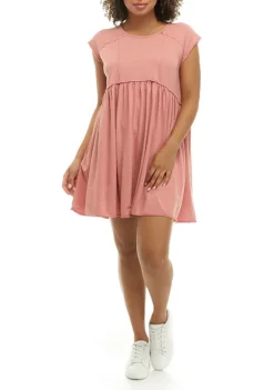 Budget ⌛ TRUE CRAFT Solid T-Shirt 👗 Dress 👍 -True Craft Clothing Store Belk 694