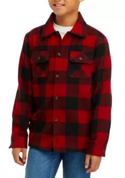 Brand new ⌛ TRUE CRAFT Boys 8-20 Plaid Shacket 😀