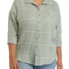 Budget 🛒 TRUE CRAFT Plus Size Boyfriend 👕 Shirt 😀 -True Craft Clothing Store Belk 754