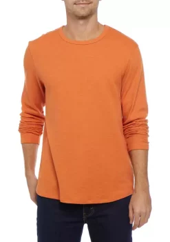 Best Sale 🔔 TRUE CRAFT Long Sleeve Thermal Crew Sweatshirt 🥰 -True Craft Clothing Store Belk 79