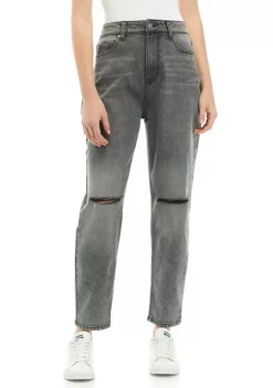 Budget 🛒 TRUE CRAFT Super High Rise Relaxed Mom 👖 Jeans 🧨 -True Craft Clothing Store Belk 800