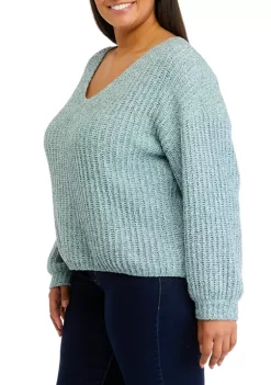 Wholesale 🥰 TRUE CRAFT Plus Size V-Neck Sweater 🎁 -True Craft Clothing Store Belk 803