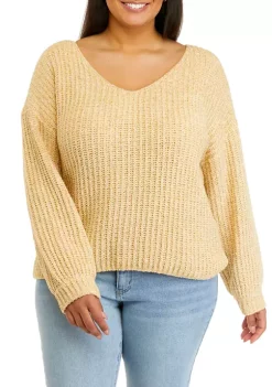 Wholesale 🥰 TRUE CRAFT Plus Size V-Neck Sweater 🎁 -True Craft Clothing Store Belk 805