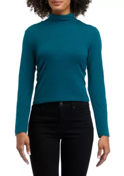 Cheap 🤩 TRUE CRAFT Long Sleeve Mock Ribbed T-Shirt 😀 -True Craft Clothing Store Belk 818