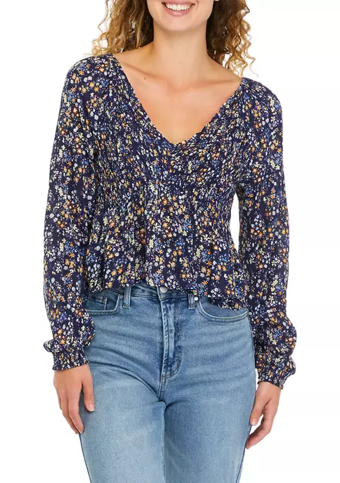 Budget ๐ TRUE CRAFT Blouson Sleeve Geometric Print Peplum Top ๐ฅ 7 Budget ๐ TRUE CRAFT Blouson Sleeve Geometric Print Peplum Top ๐ฅ - Image 5