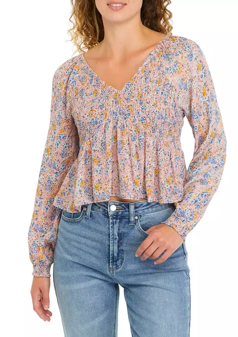 Budget ๐ TRUE CRAFT Blouson Sleeve Geometric Print Peplum Top ๐ฅ 9 Budget ๐ TRUE CRAFT Blouson Sleeve Geometric Print Peplum Top ๐ฅ - Image 7