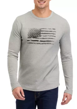 Cheap ✔️ TRUE CRAFT Adam Graphic Thermal 👚 Shirt ❤️ -True Craft Clothing Store Belk 921